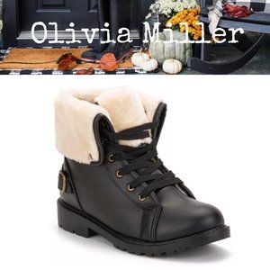 NWOT Olivia Miller Women's Candice Fur-Lined Booties